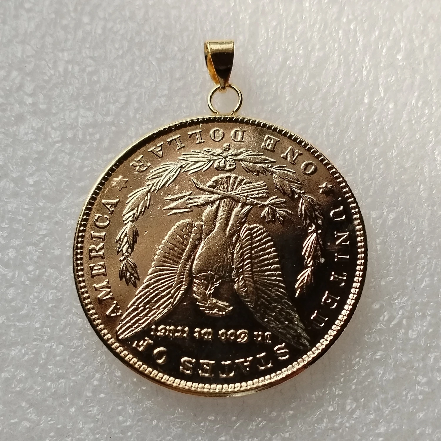 1893-S Morgan Dollar Vintage Coin Pendants for DIY Necklace Jewelry Gold/Silver Plated Accessories