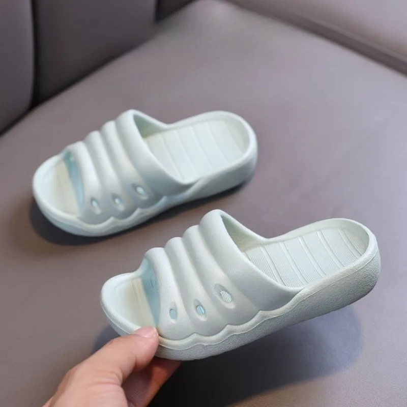 Anti Slip Soft Sole Kids' Slippers Summer Essential for Boys Girls Waterproof Bathroom Slippers with Cartoon Design