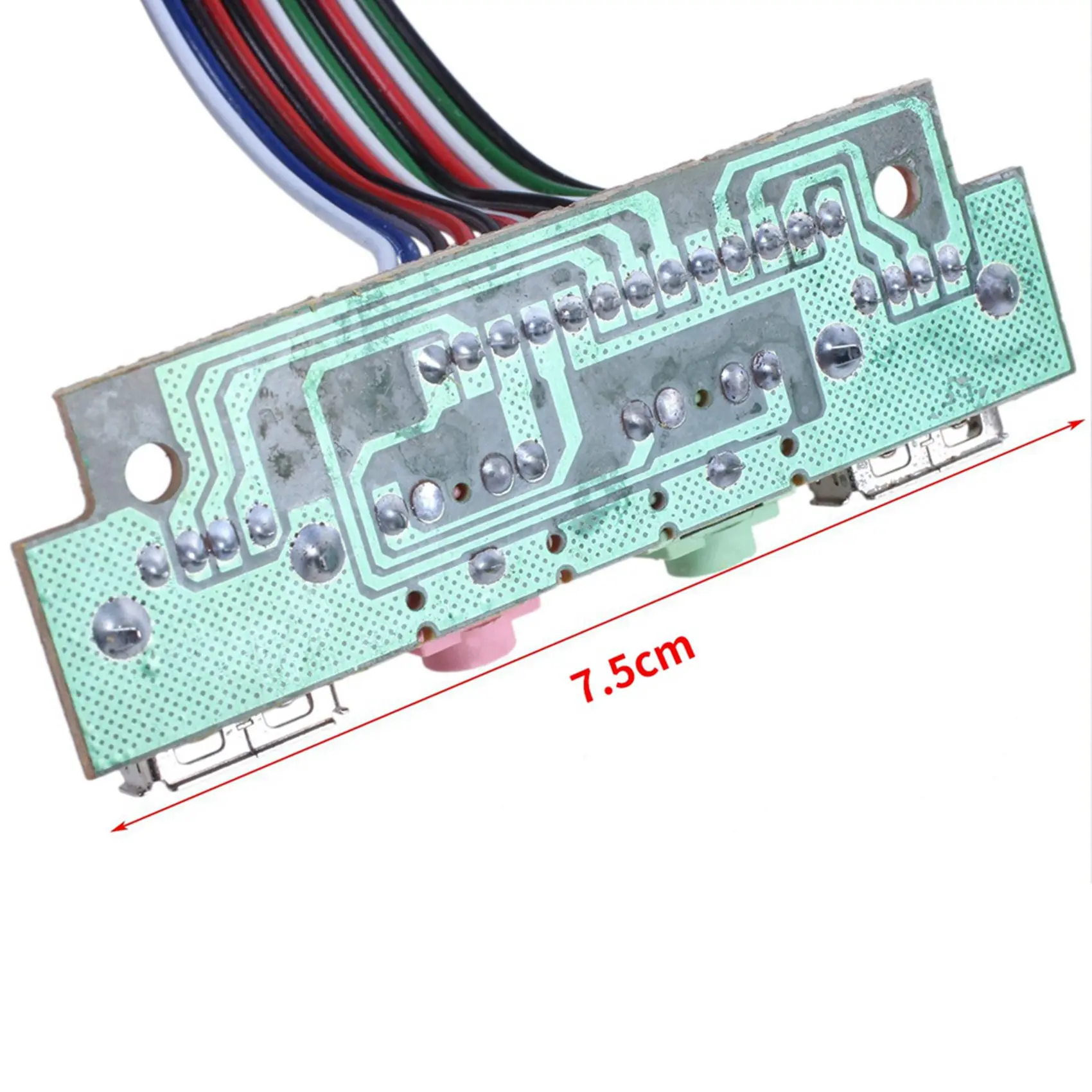 ABBN-3X PC Computer USB Port Audio Headset Microphone Cable Support Front Panel