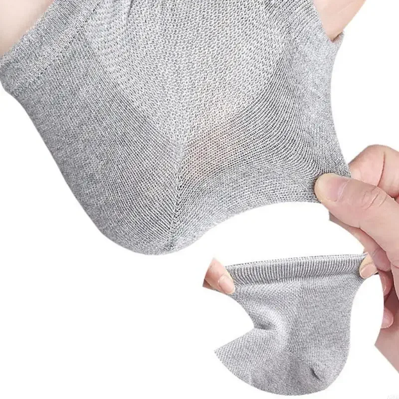 Wiederverwendbare Risse Fersenbehandlungen Socken mit feuchtigkeitsspendendem Gel über Nacht Fußpflege elastische Manschetten