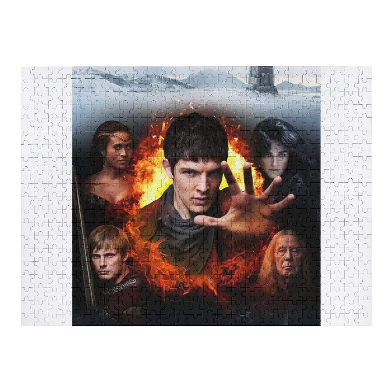 

Merlin Cast - Season 5 Jigsaw Puzzle Customizable Gift Customizable Child Gift Game Children Customs With Photo Puzzle