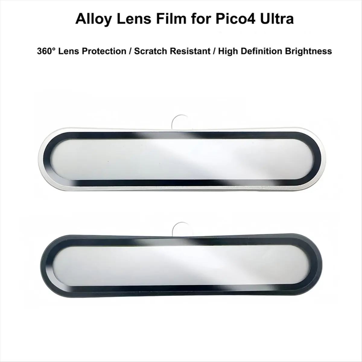 Okay VR Lens Protective Film for PICO 4 Ultra VR Headset Alloy Tempered Glass Screen Protector VR Accessories Black