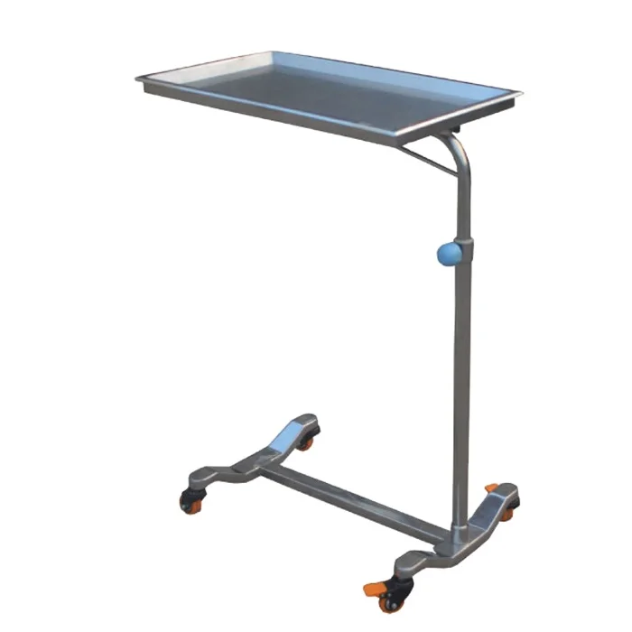 

BDT213B Height Adjustable Medical Stainless Steel Mayo Surgical Table High Quality