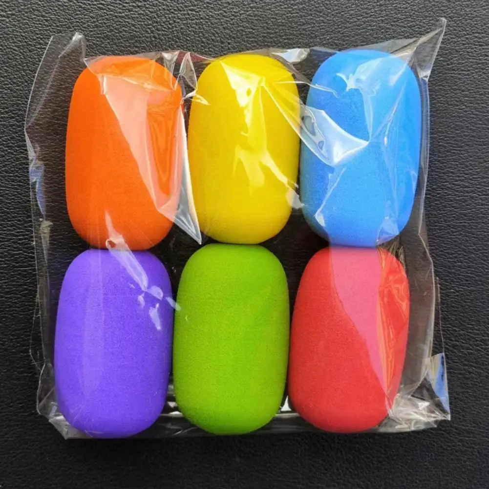 Finger Positioning Aid 6pcs Pencil Pen Grips for Kids Handwriting Soft Eva Foam Cushioned Holders Ergonomic for Left for Kids