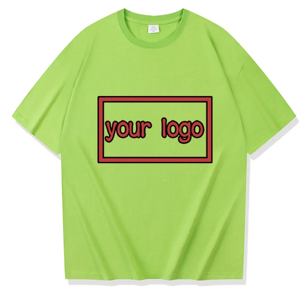 Diy Your Like Photo or Logo Customized Printed Leisure Shirt Custom Drop Shipping T-shirt image 5