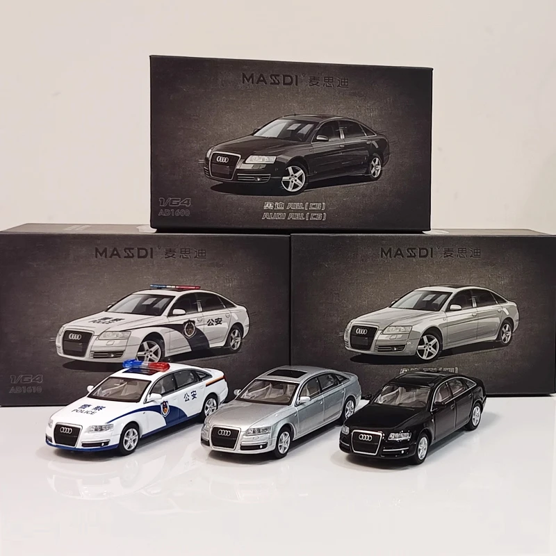 MASSDI modèle 1: 64 modèle A6L C6 modèle de voiture en alliage à collectionner