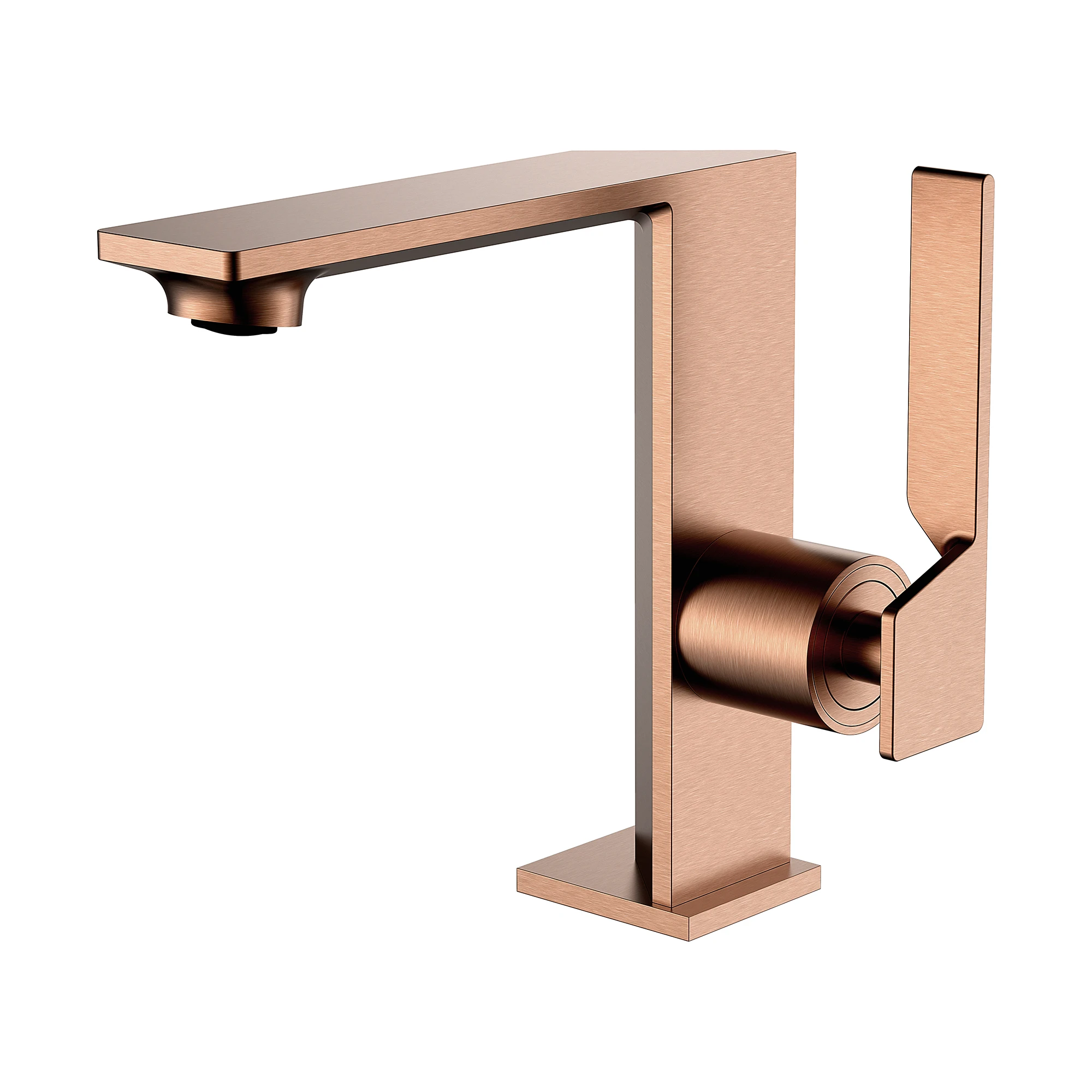 

Top quality Brass Bathroom sink faucet Modern Cold hot water Basin Mixer Tap Square Artistic Copper Cold hot Bathroom Faucet