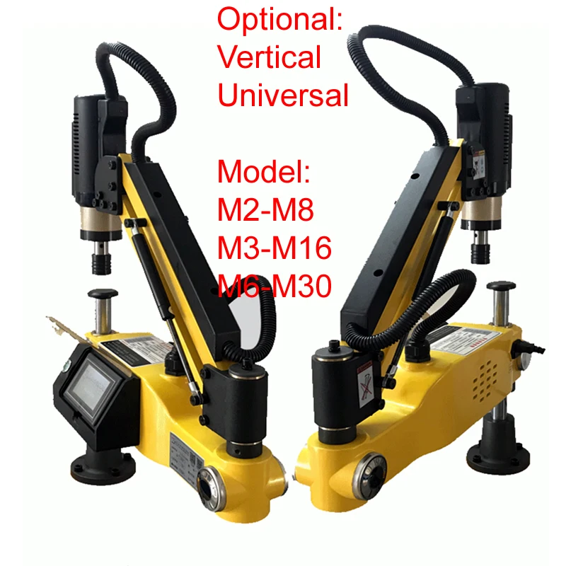 Vertical Type M2-M30 Universal Electric Tapping Machine Threading Machine Tool for Precision Hole Tapping in Metalworking