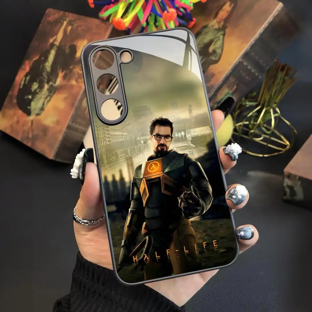 Half Life Alyx Phone Case for Samsung Galaxy S24 S23 S22 S21 S20 A24 A34 A54 A53 Note20 M54 Fe Ultra Plus Glass