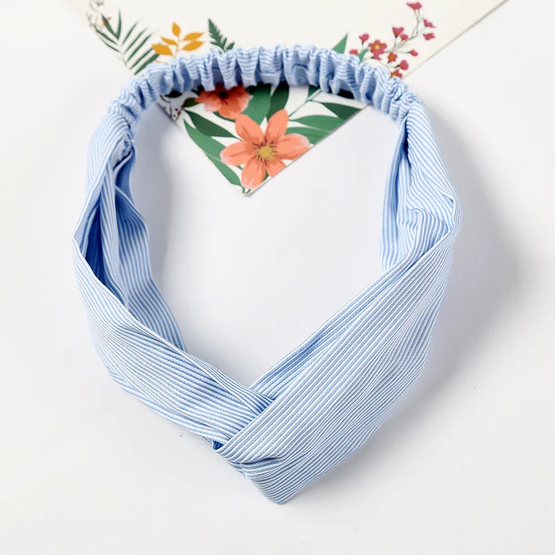 

Minimalist Stripe Headband Korean Style Cotton Hair Band for Women Girls Simple Sweet Design Daily Hair Accessories