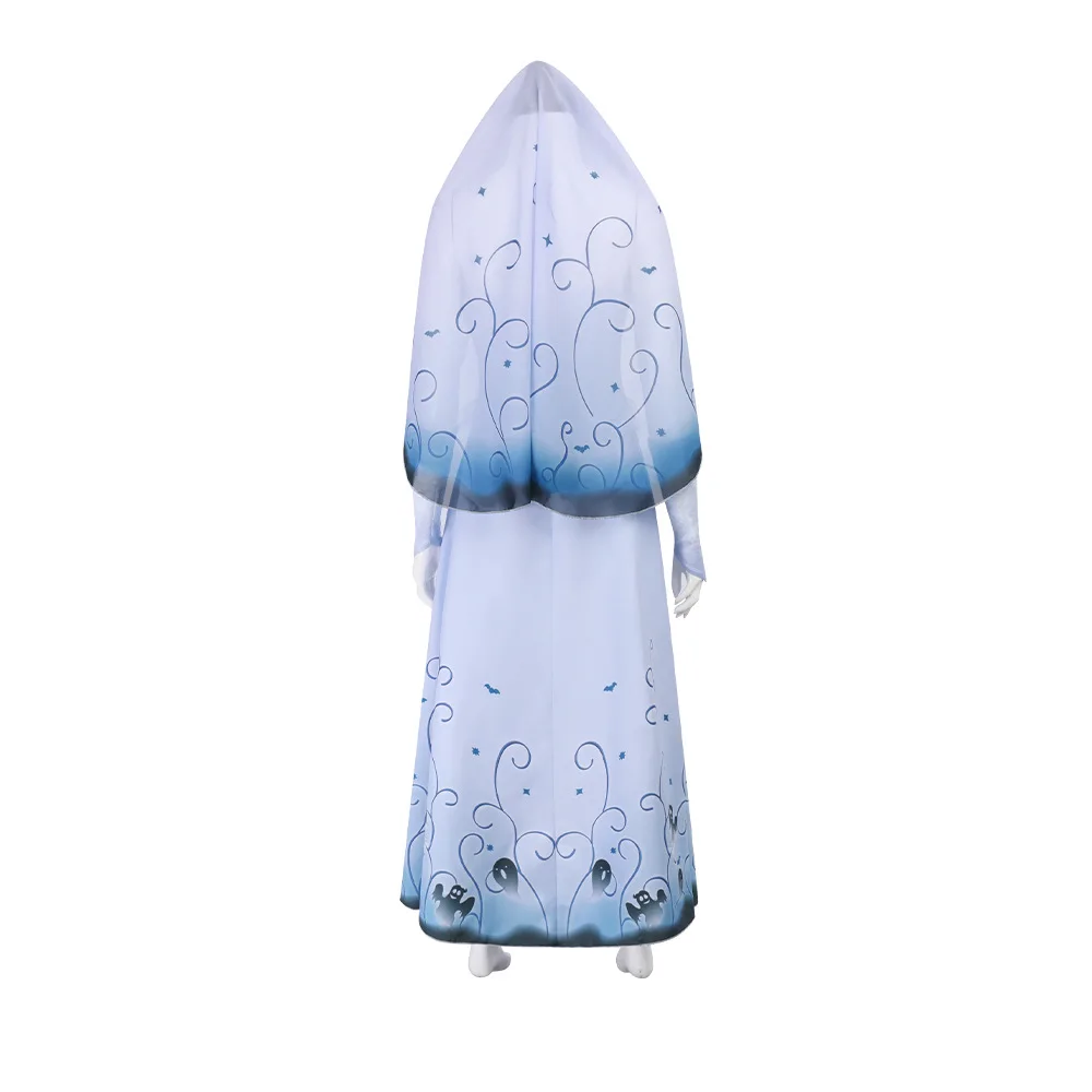 مجموعة فستان زومبي برايد إميلي نفس كوس زي الهالوين للمسرح التنكري للنساء