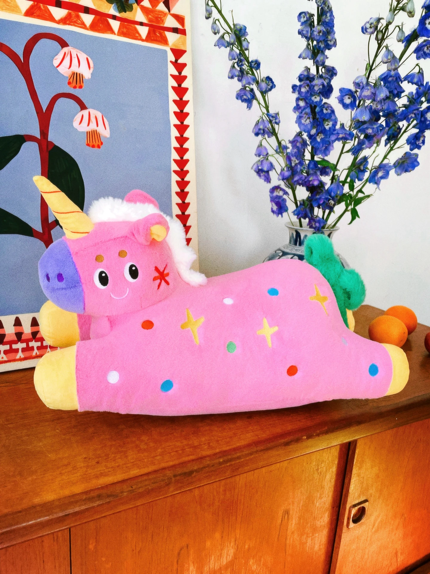 Adorable Plush  Pillow Sofa Cushion Backrest New Year Gift Unicorn Pillow Home Decor Animal Shaped PP Cotton Filled