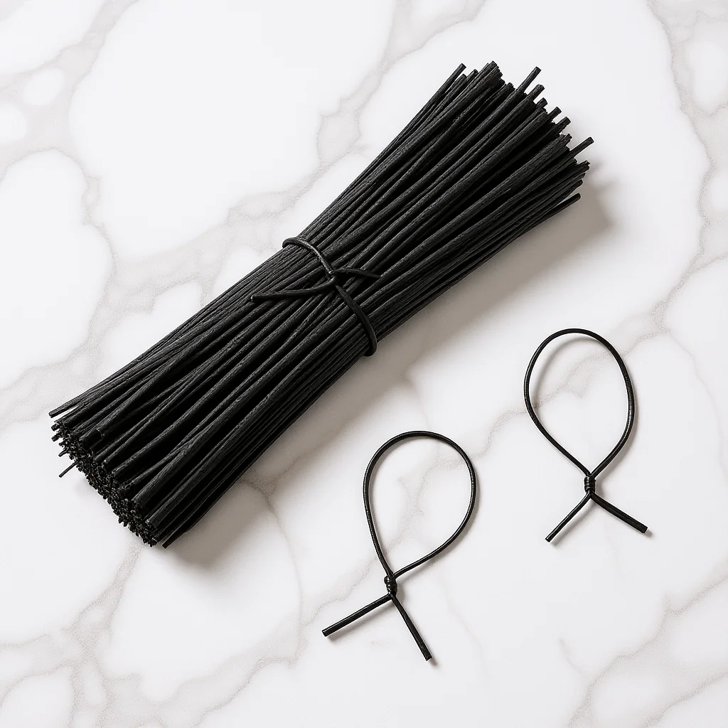 500Pcs Wire Ties Flexible Cable Organizer Cord Ties for Gardening Computer Printer Wire Cord Cable Organizer