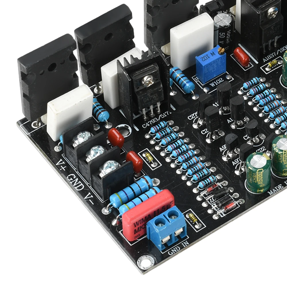 300W Mono Power Amplifier 1943+5200 Hifi High-Power Audio Amplifier Board With Speaker Protection DC 20V-90V image 5