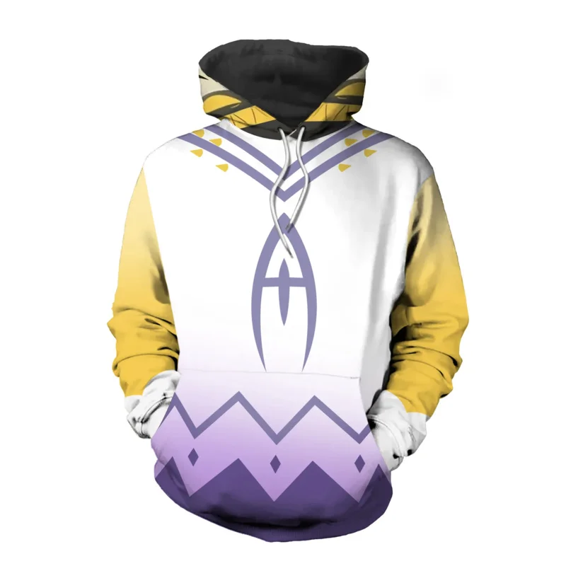 Аниме Адам Косплэй толстовка с принтом 3D униформа унисекс вечерние костюм Хазбина куртка полиэстер повседневная верхняя одежда ОСЕННАЯ спортивная одежда @ 0Z *