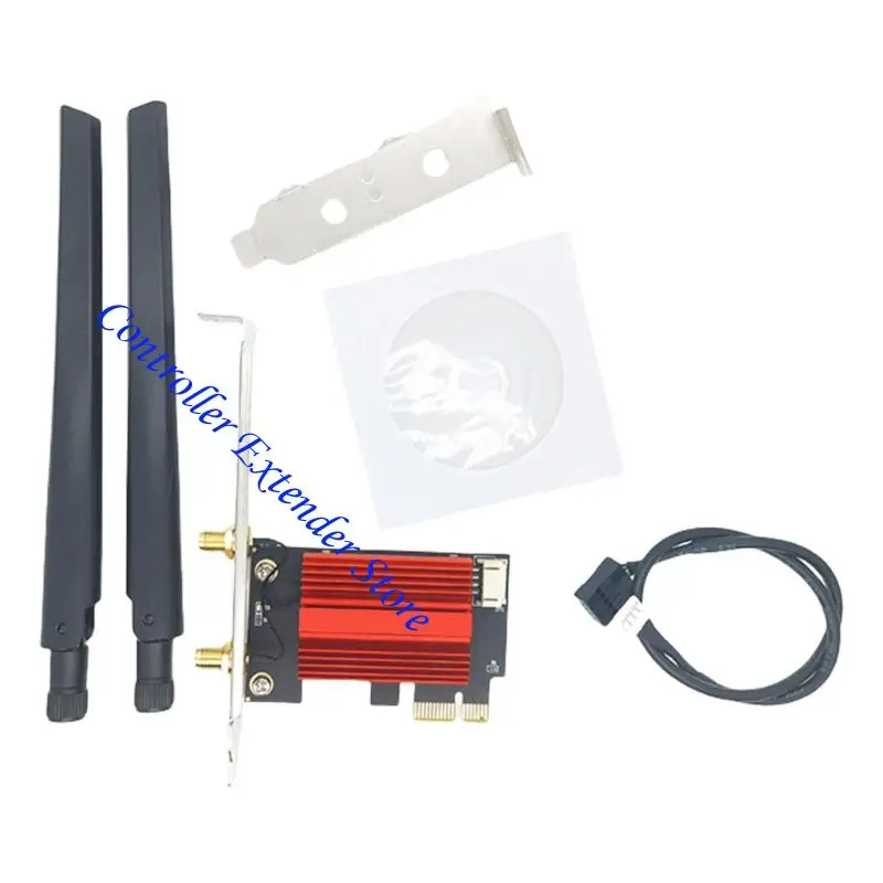 

N84B WiFi 5 Adapter 1200mbps Bluetooth-compatible Networking Card 2.4G/5GHZ Double Band 802.11AC Wireless Adapter For PC