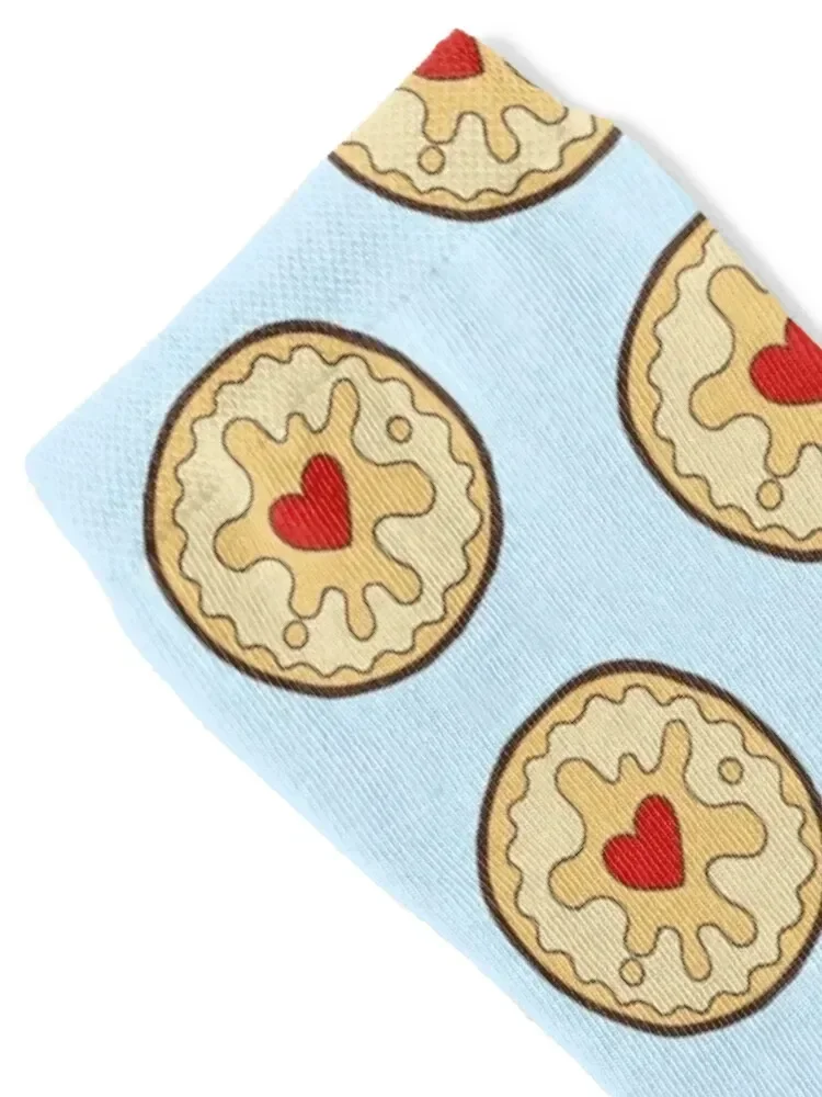 Jammy Dodger British Biscuit Socks christmas gift loose essential Male Socks Women's