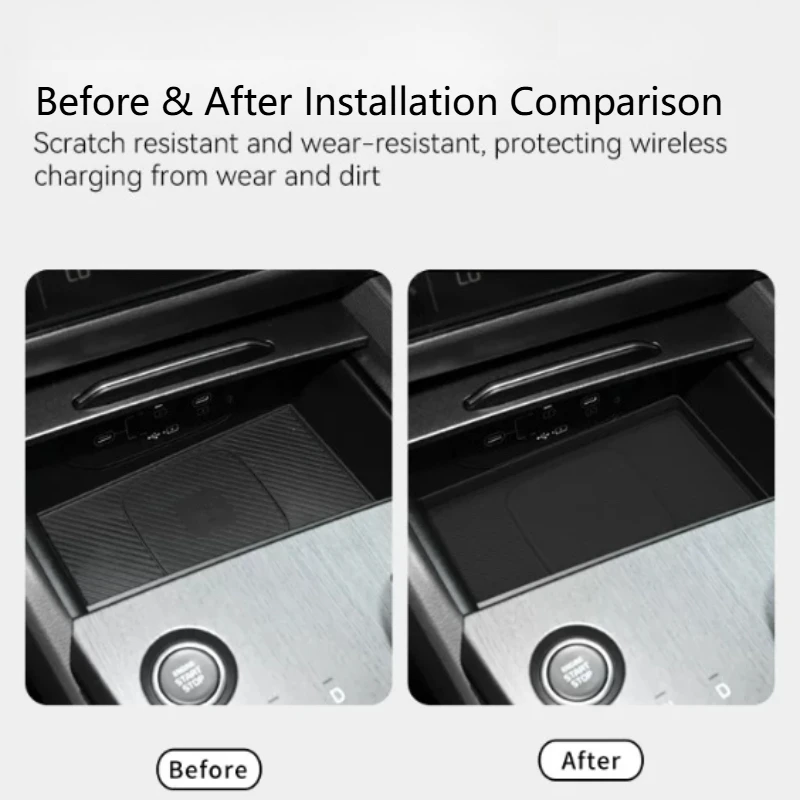 For KIA Sportage NQ5 2026 Center Console Silicone Wireless Charging Pad Anti-Slip Dustproof Interior Modification Accessories