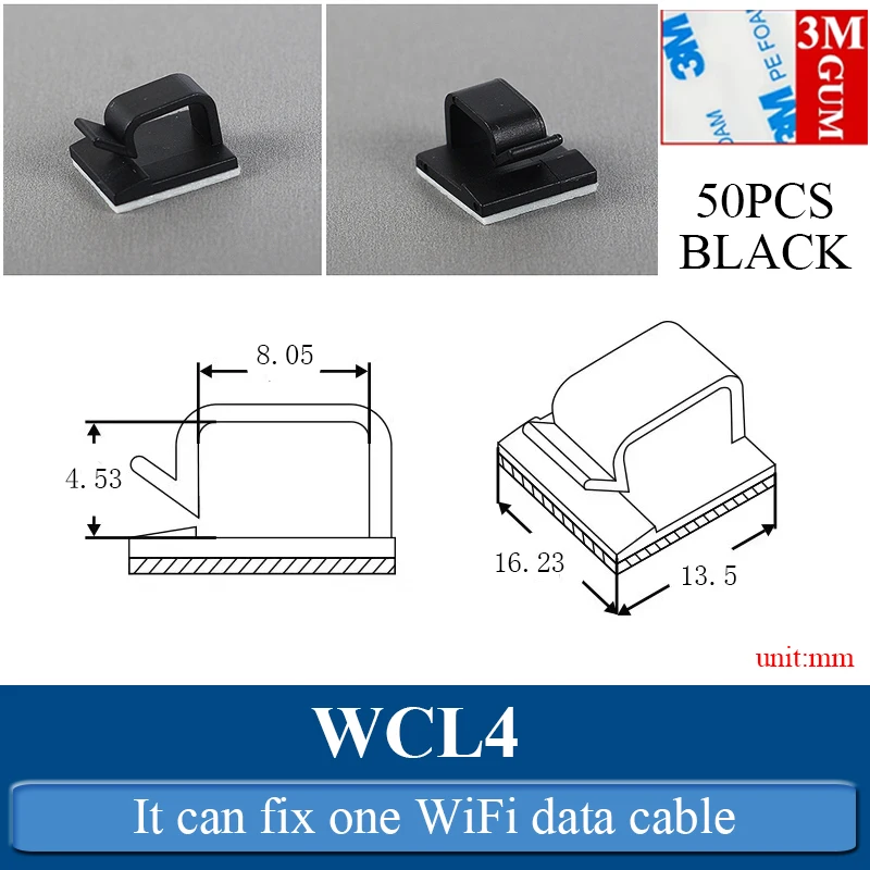 Variant: WCL-4 BK 50PCS
