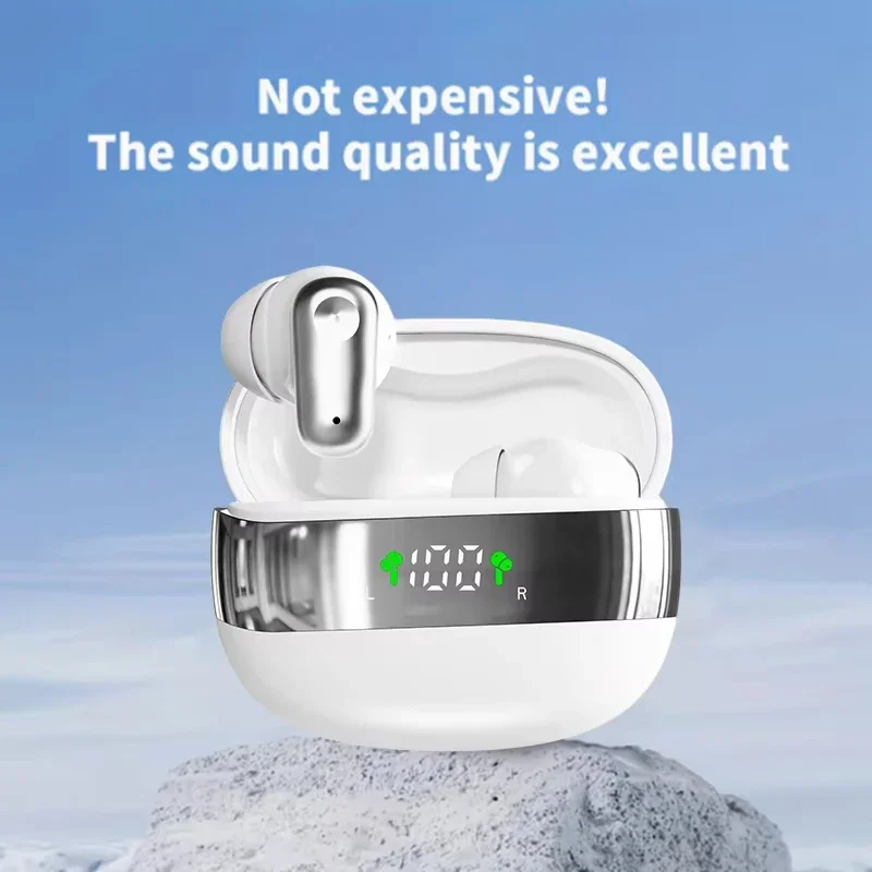 2026 New In-Ear Bluetooth 6.0 Wireless Earphones High Fidelity Sound Quality Dual Ear Active Noise Cancelling Ultra Long Enduran