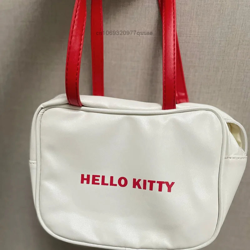 Torebka Sanrio Hello Kitty, Mini torba w kształcie kotka Y2k, dziewczęca torba na portmonetka na co dzień, urocza kopertówka z kreskówki Kawaii