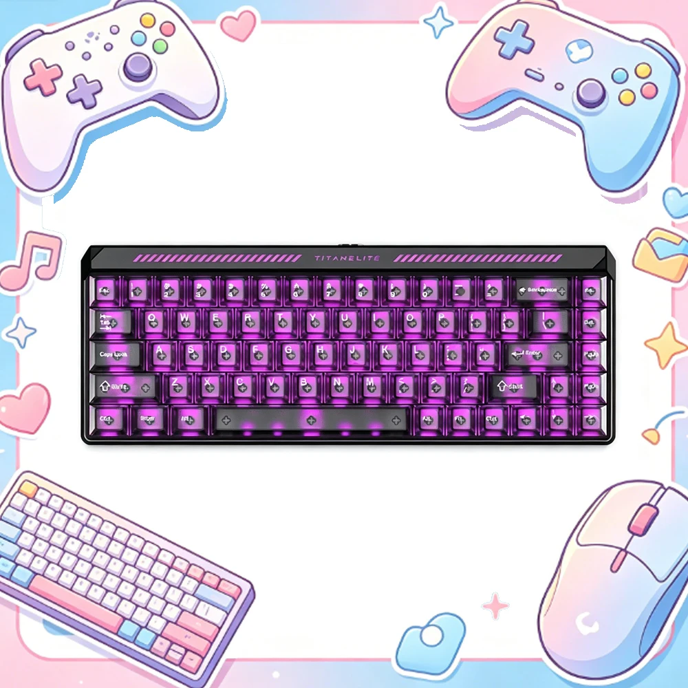 FGG MADLIONS Titan 68 Turbo Magnetic Switch Keyboard 8k Return RGB Gaming Mechanical Keyboard E-sports Pc Gamer Accessories Gift