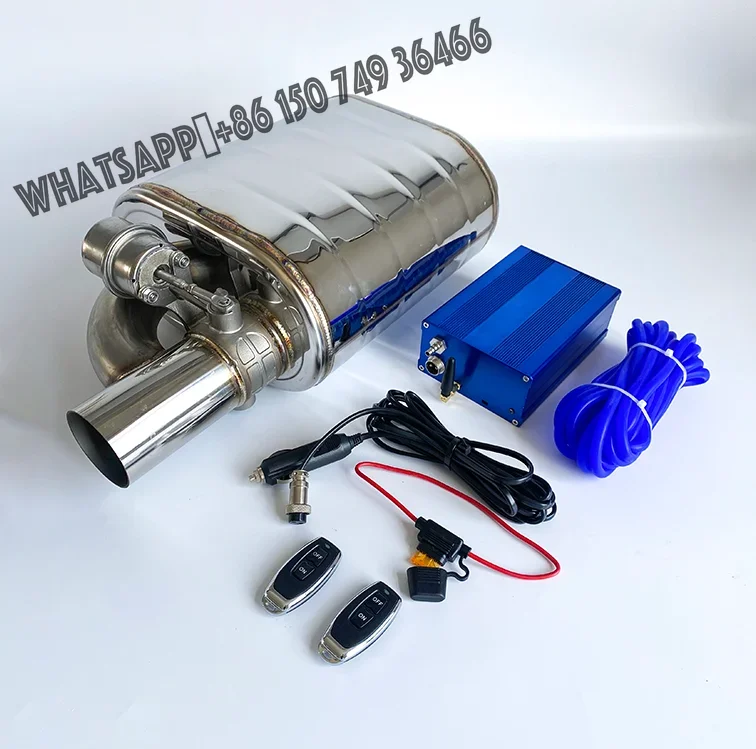 

2/ 2.5/ 3 Inch Car Vacuum Exhaust Sounds Valve Muffler With Double Remote Controller Left and Right Air Pump Universal System