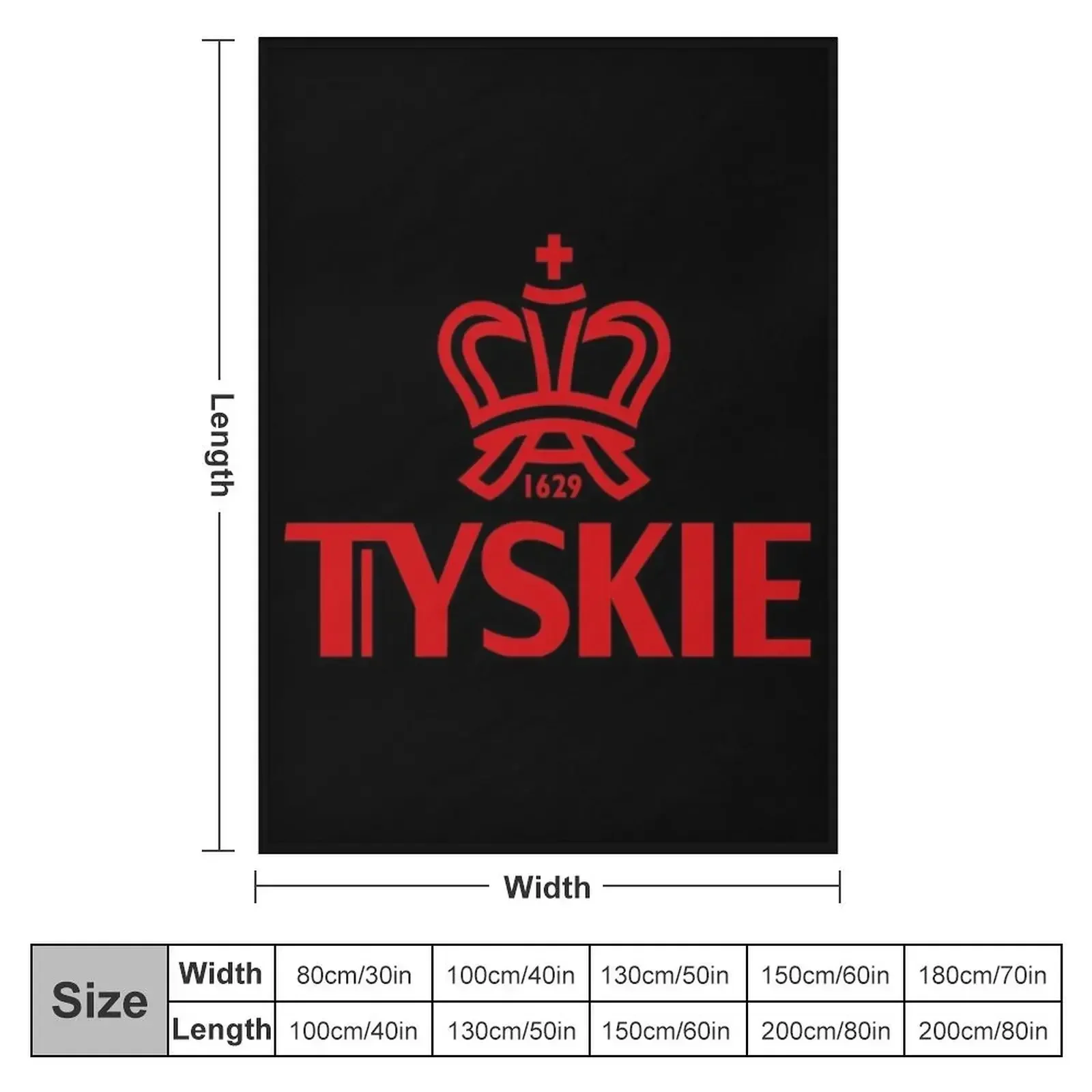 Tyskie merchandise Throw Blanket couch cozy soft plush fuzzy picnic outdoor blanket
