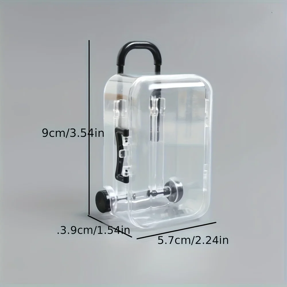 Colorful Glow-in-the-Dark Cartoon Capybara DIY Kit - 21pcs Set (20 Mixed Capybaras + 1 Suitcase)