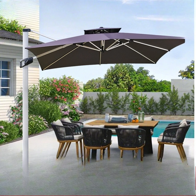 

Outdoor Roman Umbrella Garden Villa Outdoor Balcony Outside Commercial Area Milk Tea Coffee Shop Outdoor Parasol