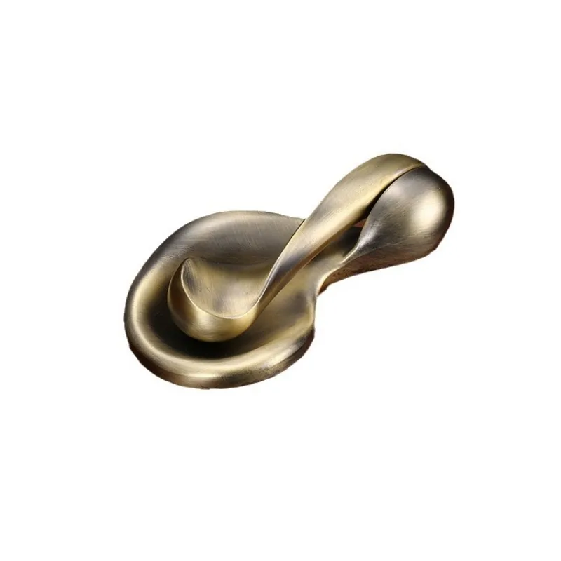 JD European Brown Sphere Knocker Zinc Alloy Green Bronze Red Bronze Modern Minimalist Door Knock Furniture Handle Hardware