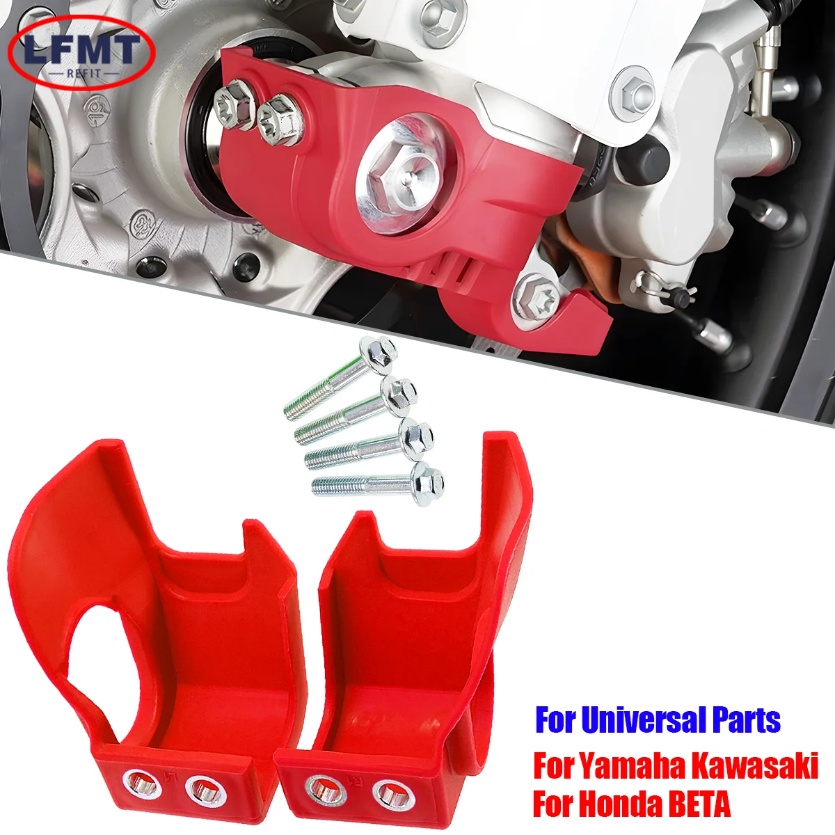 Para YAMAHA KAWASAKI motocicleta horquilla inferior zapato cubierta protectora WR WRF YZ YZF KX KXF HONDA CRF R/X/RX BETA RR 2T Universal