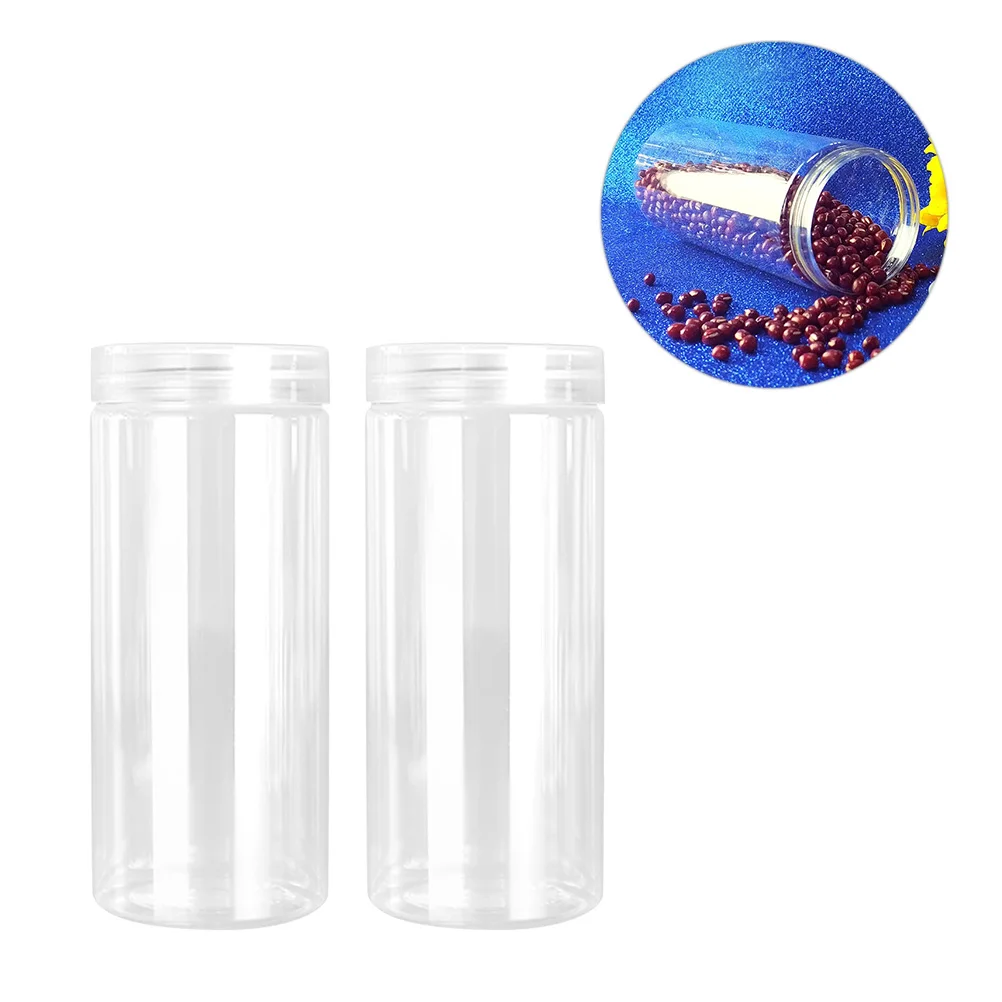 

10 Pcs Leak Proof Jars Transparent Plastic Bottles Storage Containers Food Grade Durable Safe Travel Size