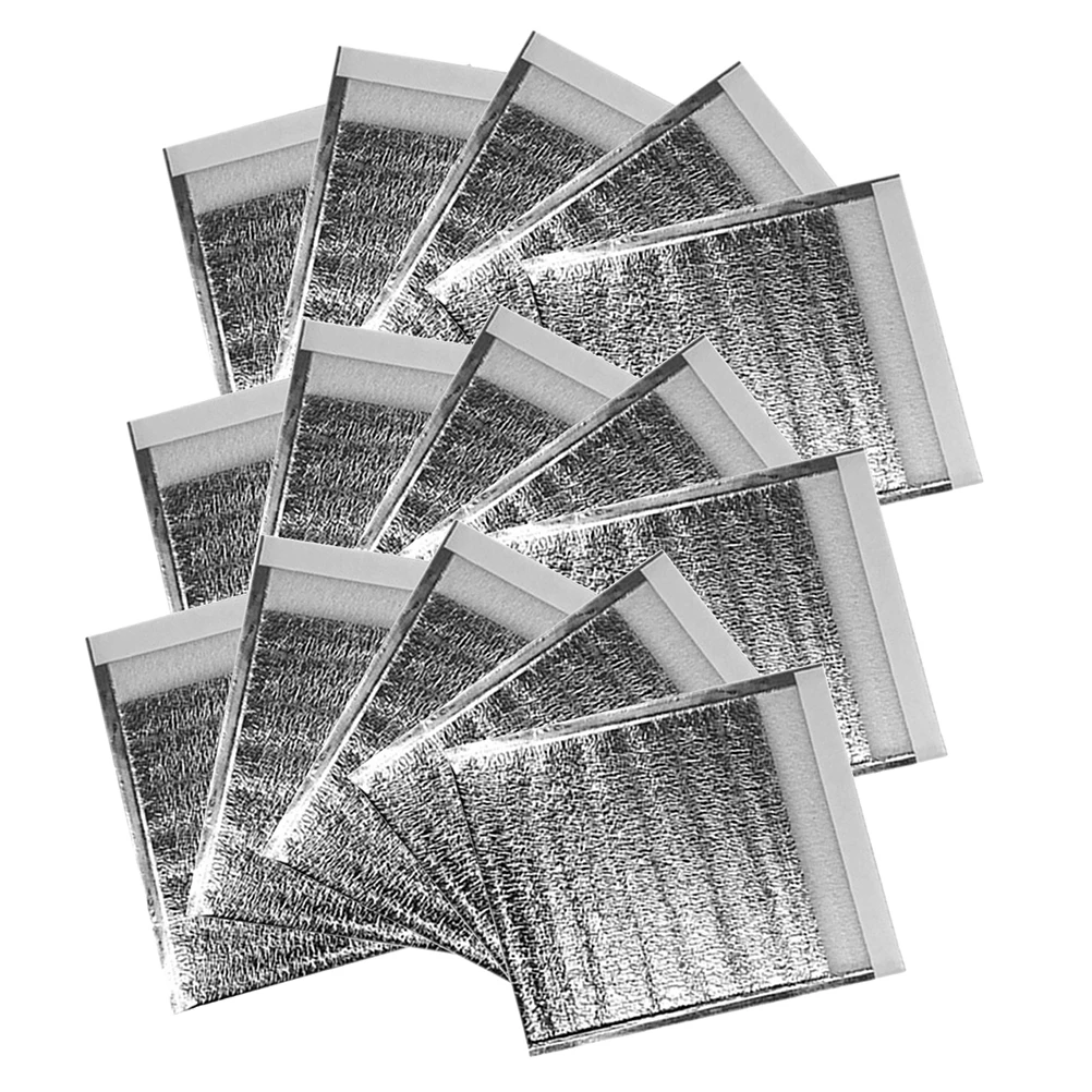 

15 pcs Aluminum Self Sealing Bags 35x40cm Thickened Insulation Leak Proof Food Packaging Storage Freezer Bags Foldable
