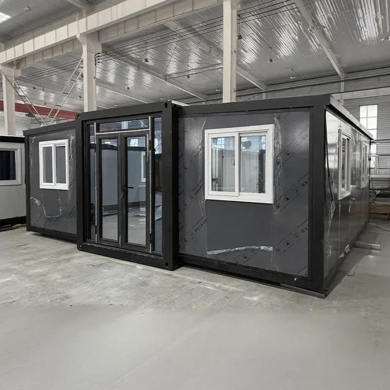 Customized Double-wing Expansion Mobile House Container Prefabricated House Folding Living Container 40FT Export Quick-assembled