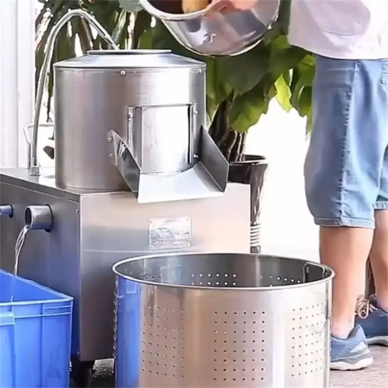 Lavadora de patatas fritas y jengibre fresco, máquina peladora de limpieza de patatas fritas y zanahorias, precio