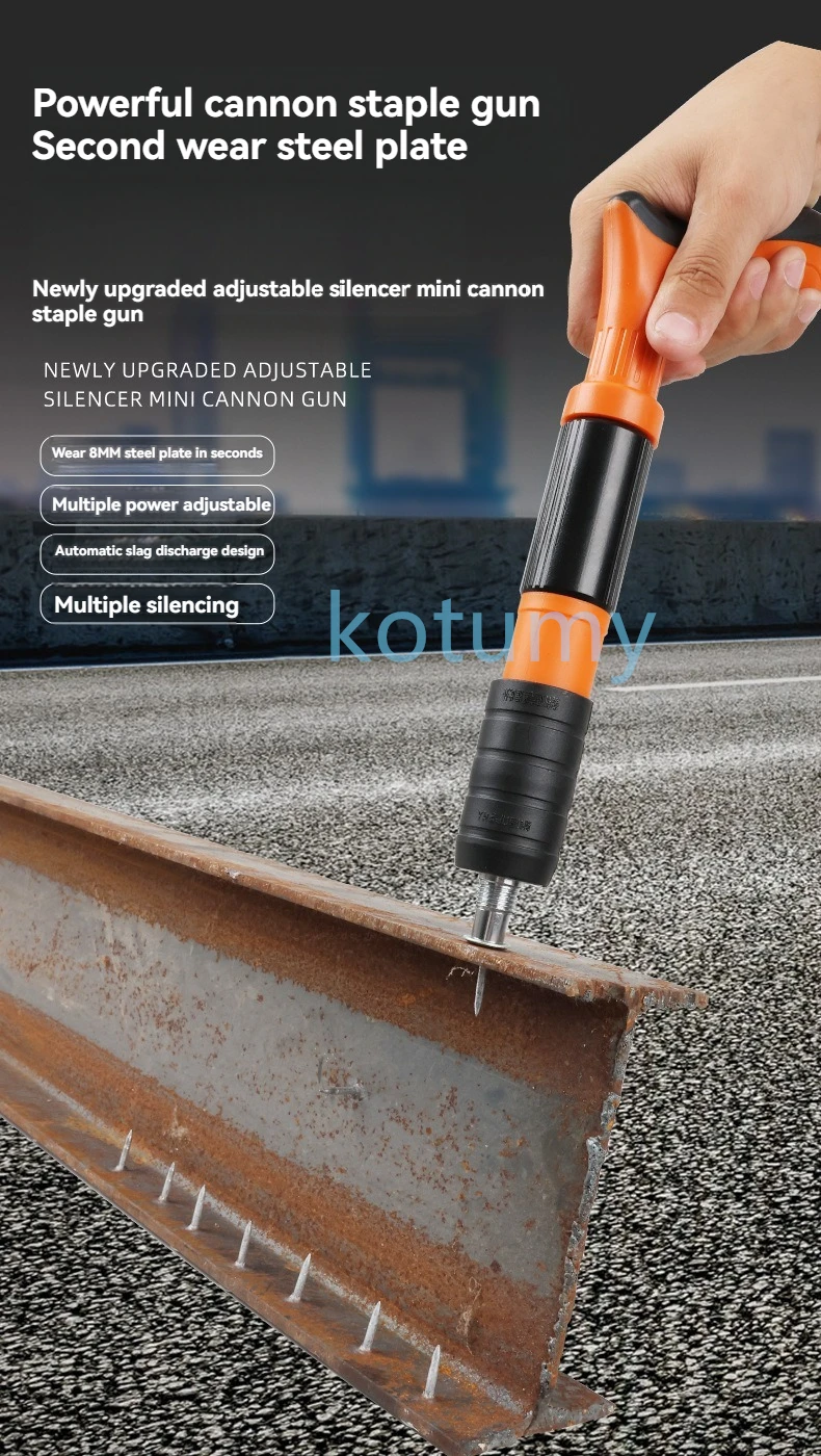 Manual Nail Gun Mini Ceiling Artifact Small Cannon Steel Nail Gun Multi-Function Rivet Air Nailer Home Wall Fastening Tool