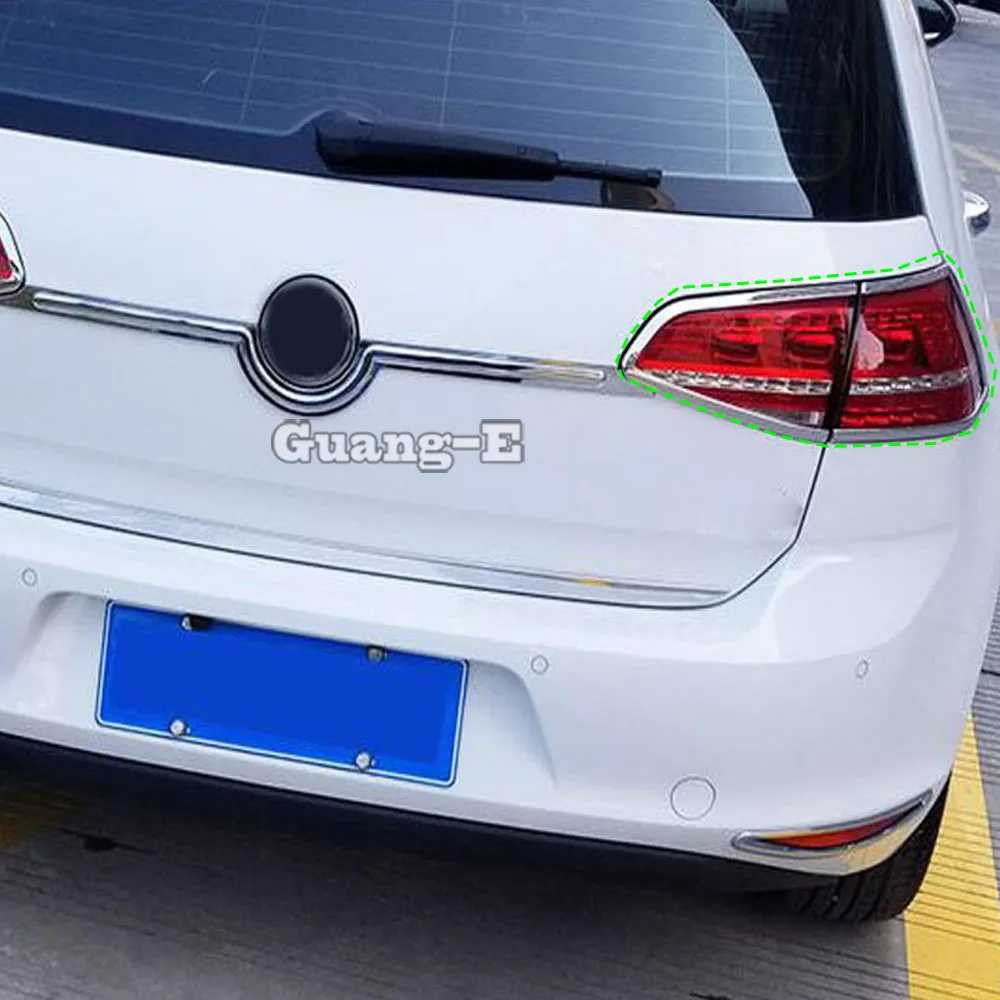 

Хромированная накладка на задний фонарь из АБС-пластика для VW Volkswagen Golf 7 2014-2018