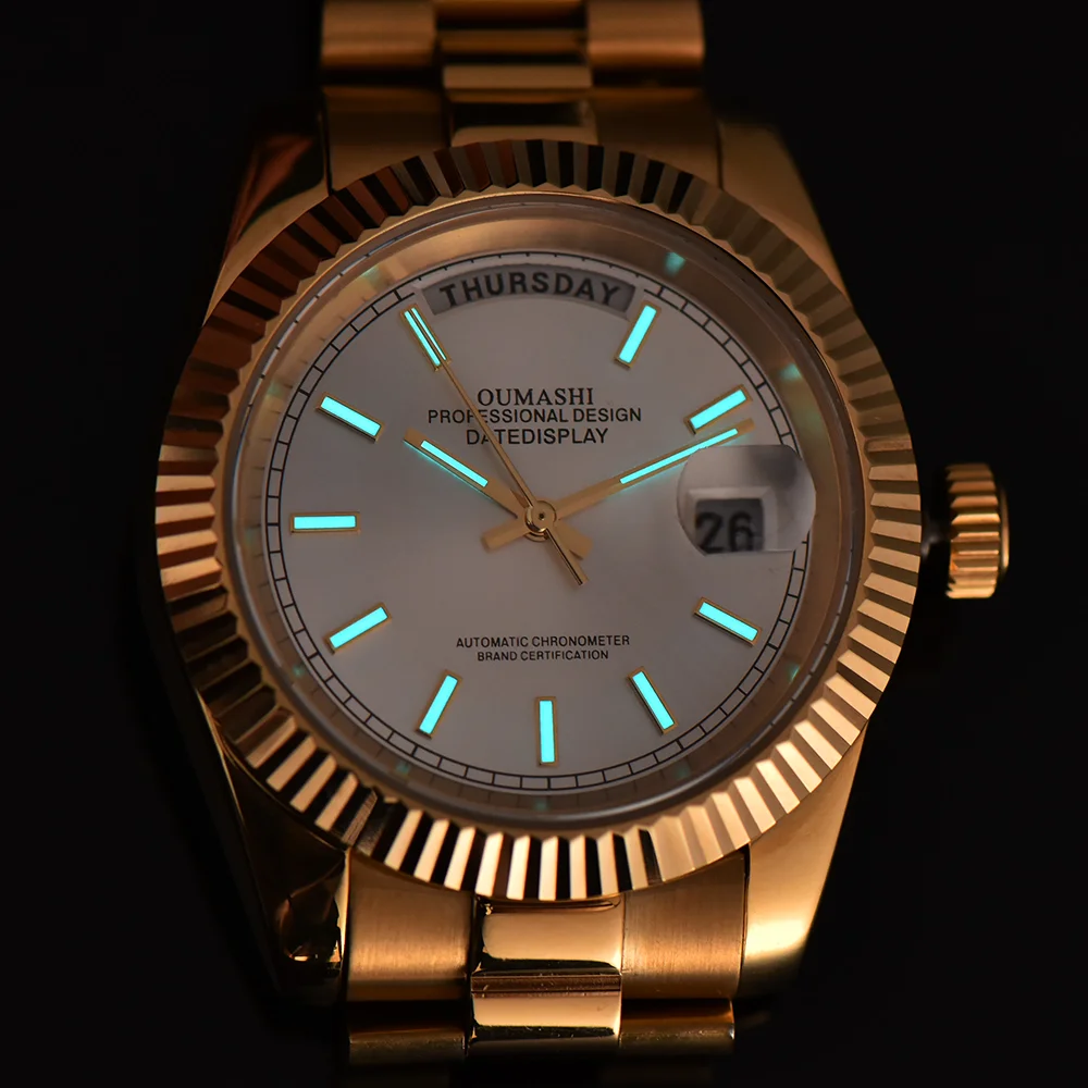 Miyota 8285 orologi con movimento orologi da uomo di lusso orologi in acciaio inossidabile con vetro zaffiro orologi con movimento meccanico automatico