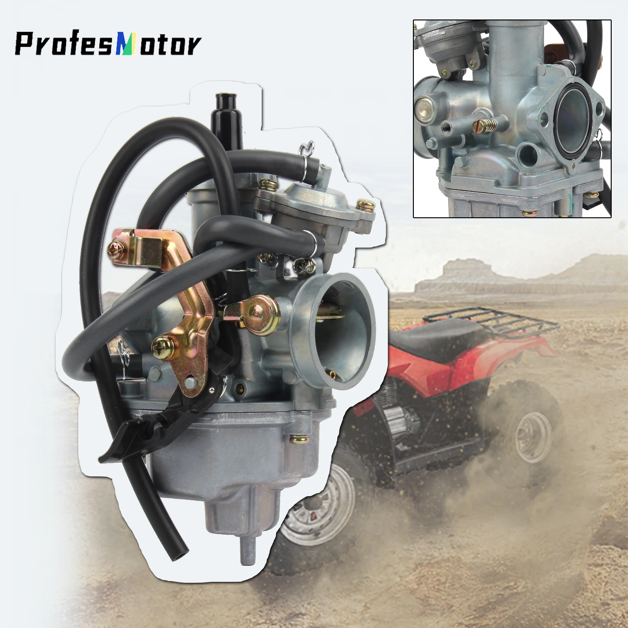 

ATV UTV Motorcycle Carburetor For Honda Recon 250 TRX250 TRX250TE TRX250TM Carb Parts Motorbike Tuning Spare Accessories Enduro