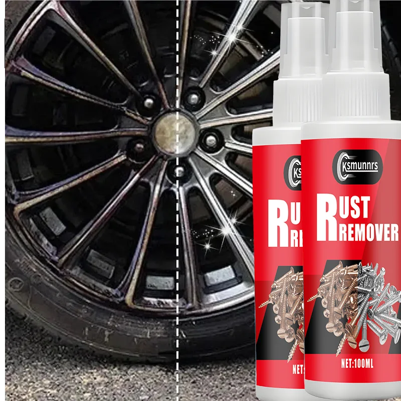 

100 мл мгновенный спрей для удаления ржавчины и железа на колесах — 1,01 унции, легкое применение для детализации автомобилей, мотоциклов