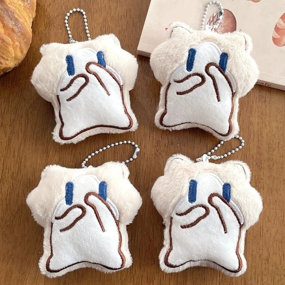 Cartoon Cute Cat Keychain Animals Lovely Expression Cat Backpack Pendant Skin Friendly Wear Resistant Mini Cat Charm Daily Use