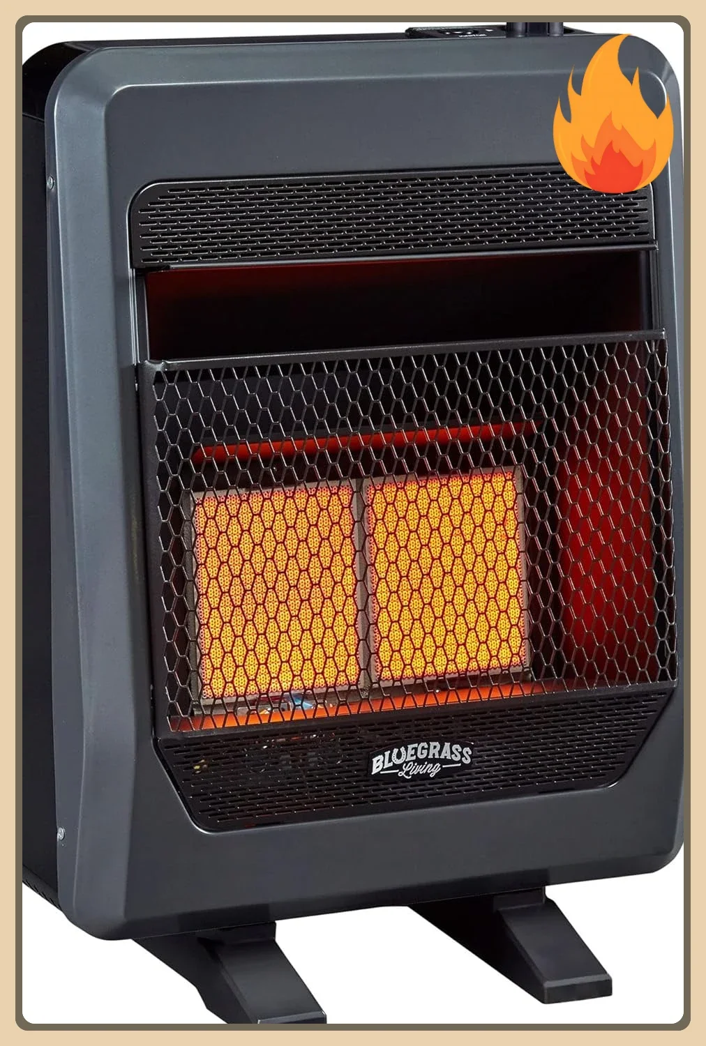 

Бестселлер! Инфракрасный газовый обогреватель B20TNIR-BB без вентиляционных отверстий с термостатом для дома и офиса, 20000 BTU, для обогрева помещений