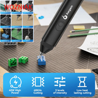 Awgem 40KHz Handheld Ultrasonic Cutter Ultrasonic cutting knife DIY Electric Carving Tools for Plastic/Resin/3D Printing Tool