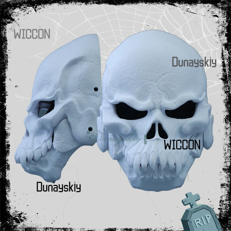 

Role Play Props Cosplay Accessories 3D Printed Products Beast Skull Mask Halloween Prank Props Orc Head For Carnival Halloween