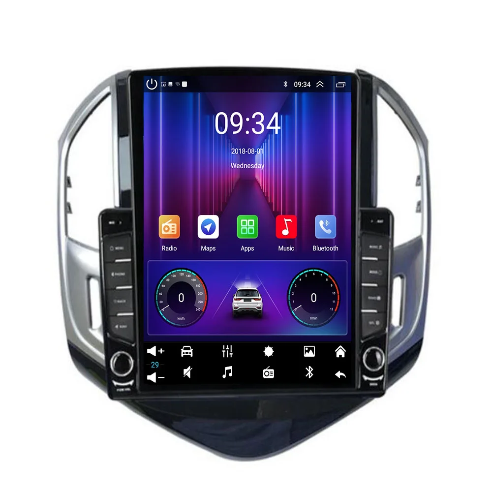 For Chevrolet Cruze 2012 - 2015 Tesla Screen Style Android 14 Auto Car Radio Multimedia Player GPS Navigation Carplay Head Unit