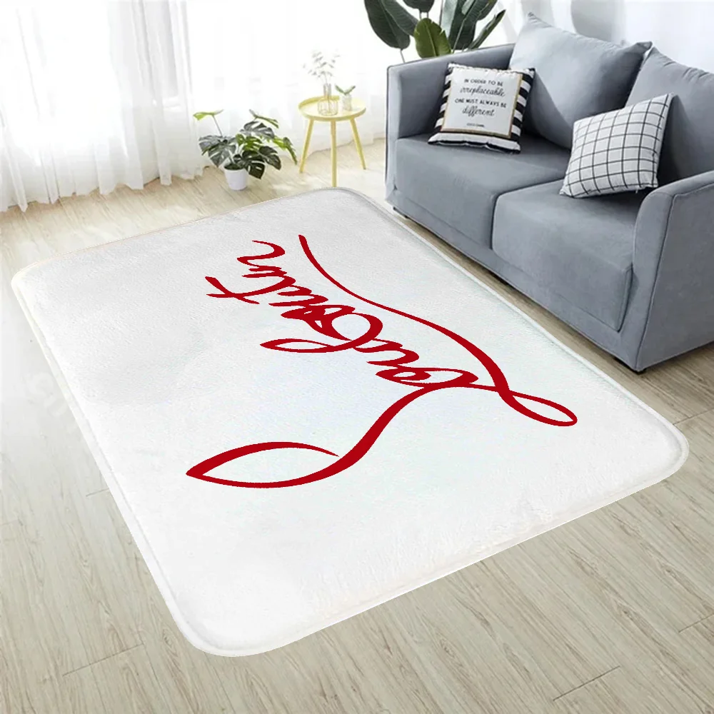 Room Mats Door Mat Bathroom Mat Foot Mat C-christian Louboutins Prayer Rug Rugs Kitchen Carpet Floor Bath Non-slip Entrance Home