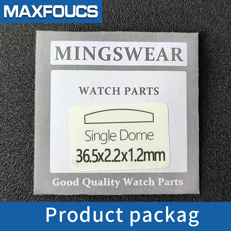 Pojedyncza kopuła o grubości 1.2mm mineralny kryształ o średnicy 20-29.5mm przezroczysty gładki okrągły zegarek części, 1 sztuk
