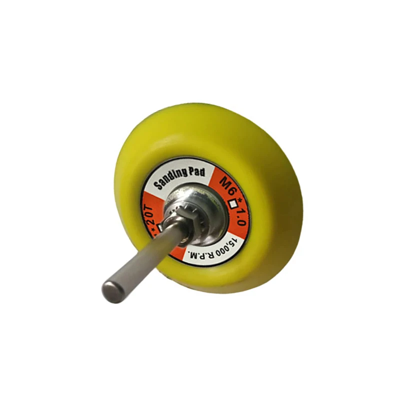3 Inch/75mm Polisher Sanding Pads for Air Sander DA 1/4-20 Thread 6.35mm Shank 1500 RPM for Polishing Grinding Stone Wood Metal