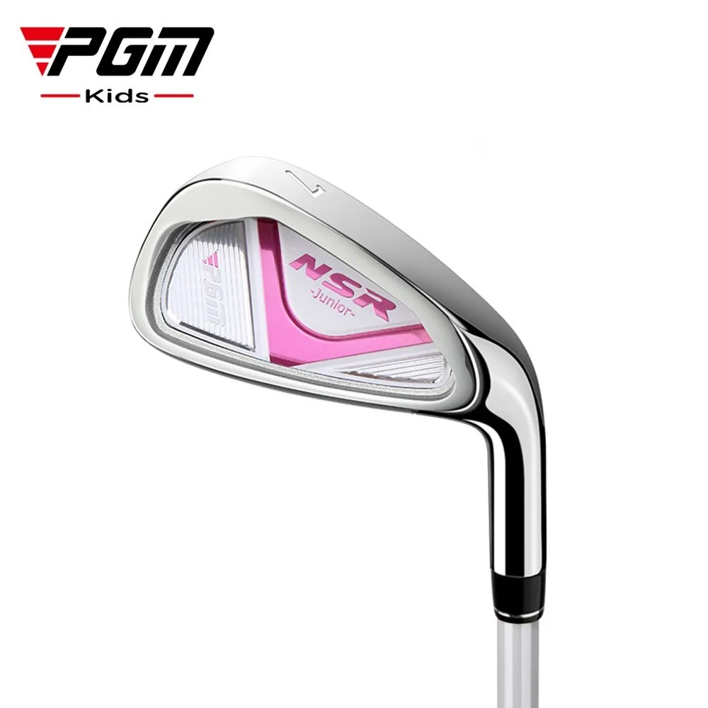 PGM Boys Girls Kids Golf Club No. 7 Iron Children's Stainless Steel Head Carbon Shaft Sand Rod Cutter Wedges Putters JRtiG006